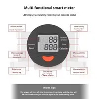 Mini stepper portable avec bande de résistance -- Appareil de fitness complet pour le corps avec écran LCD