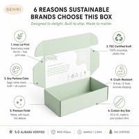 Maßgefertigte Öko-Versandbox mit Innendeckel-Druck Wellpappe-Versandkarton für Hautpflege-Schönheits-Wellness-Abonnement-Marken
