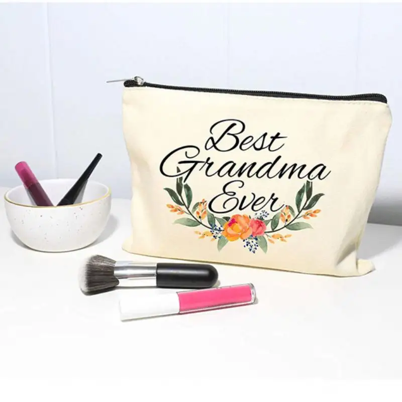 Hot Selling Cosmetic Logo Reisetasche Make-up No Label Low Moq Custom Eco Make-up-Tasche