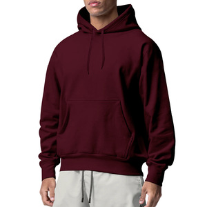 Sudadera con Capucha Deportiva <span class=keywords><strong>de</strong></span> Invierno para Hombre, Tejida, <span class=keywords><strong>de</strong></span> Algodón Grueso, con Estampado Puff, Corte Holgado, con Logotipo Personalizado <span class=keywords><strong>de</strong></span> Alta Calidad - Product Image 5