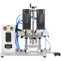 Machine de bouchage à vis Vinica pour flacons, bouteilles d'eau, de jus, en plastique, opérations de scellage automatique électrique avec scelleuse de bouchons