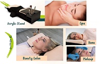 Almohada de Espuma Viscoelástica OEM para Extensiones de Pestañas, Rectangular, Desmontable, para Terapia, Belleza y Masajes en Hoteles