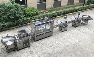 Mesa Giratoria Automática para Llenado de Botellas de Vidrio Redondas de 100 ml, 500 ml y 1000 ml con Pulverizador para Jarabe - Product Image 5