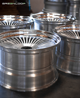 Jantes en alliage chromé forgé GREENLOOP 17-24 concaves pour BMW AUDI Tesla pour voitures de luxe avec rayons de jante 5x114.3 5x130 5x120