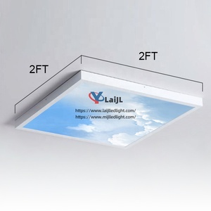 <span class=keywords><strong>Led</strong></span> Skylight <span class=keywords><strong>595X595</strong></span> Quảng Trường <span class=keywords><strong>40W</strong></span> 60X120CM 72W 2D Bầu Trời Xanh Và Bản Đồ Đám Mây Đèn <span class=keywords><strong>Led</strong></span> Gắn Trên Bảng Đèn Trần - Product Image 6