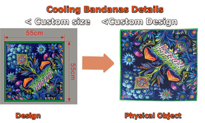 <span class=keywords><strong>Bandana</strong></span> Rinfrescante Personalizzata OEM per Festival Estivi, Leggera e Traspirante, Ideale per Ciclismo e Corsa - Product Image 3