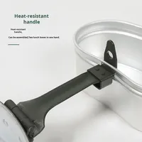 Ensemble de boîtes à lunch de style militaire gobelets en aluminium trois pièces pour l'entraînement au camping-Pot en aluminium militaire allemand grande capacité 1,7 L