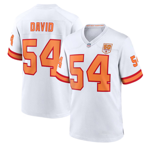 Jersey Tampa Bay Musim 50th pria, kaus sepak bola Amerika bersulam logo pakaian olahraga seragam remaja 2025 - Product Image 5