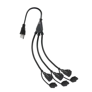 515P Heavy Duty 10 Ft Computer Nema 5-15P Us 3Prong American Plug Power Cable Cord Extension