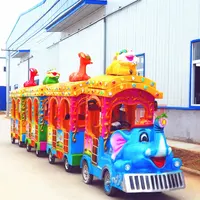 Guadagnare soldi parco di divertimenti rides elettrico elefante trackless treno kiddie giochi per la vendita