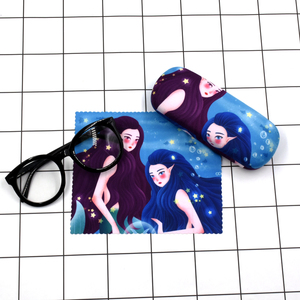 Logotipo personalizado impresión microfibra óptica gafas embalaje flip estuche gafas caja de regalo conjunto con limpiando <span class=keywords><strong>anteo</strong></span> - Product Image 6