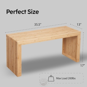 <span class=keywords><strong>Banc</strong></span> <span class=keywords><strong>de</strong></span> <span class=keywords><strong>salle</strong></span> à manger intérieur moderne en bambou pour entrée chambre <span class=keywords><strong>salle</strong></span> <span class=keywords><strong>de</strong></span> <span class=keywords><strong>bain</strong></span> ou cuisine tabouret <span class=keywords><strong>de</strong></span> <span class=keywords><strong>rangement</strong></span> en bois polyvalent pour usage domestique - Product Image 2