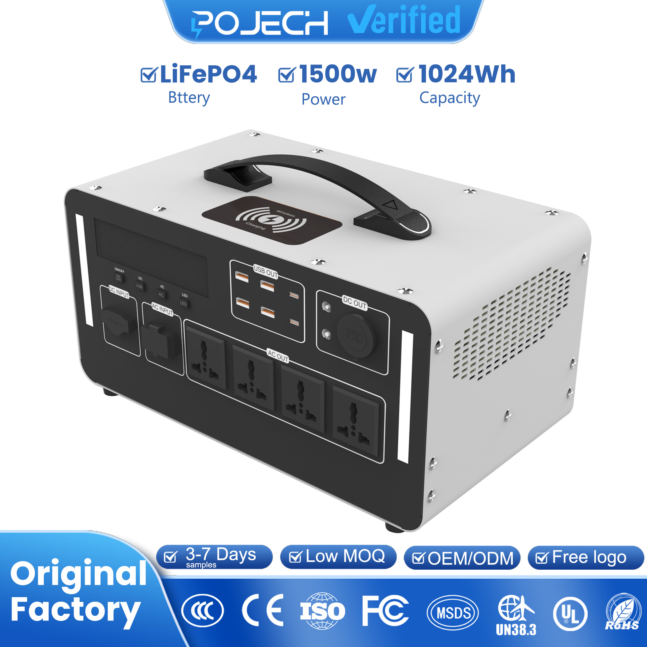 2026 Best Solar Power Station with <strong>Pure</strong> <strong>Sine</strong> <strong>Wave</strong> <strong>Lifepo4</strong> Oem <strong>Ups</strong> Cheapest 500w <strong>1500w</strong> Solar for Outdoor Photography Power