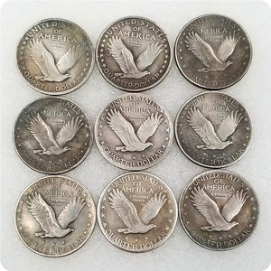 Moneda de la Libertad en Pie de 1923 - Coleccionable Conmemorativo de Cobre para Reuniones Festivas - Product Image 2