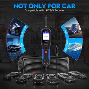 Rilevatore di cortocircuiti e interruzioni per auto 12V e camion 24V, Tester di circuiti automobilistici con logo OEM/ODM VDIAGTOOL V200 - Prezzo di fabbrica - Product Image 6