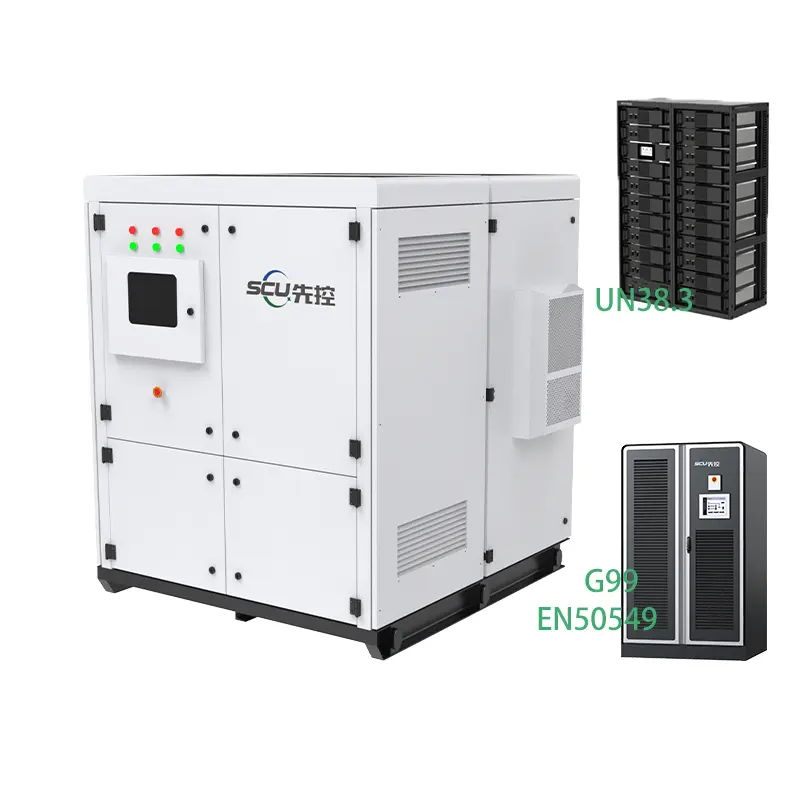 SCU renewable energy solar/wind all in one system for commercial 100kwh power supply to replace diesel generator