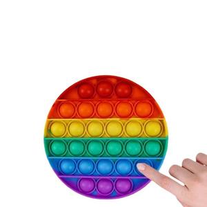 Jouet anti-stress arc-en-ciel |   Planche sensorielle <span class=keywords><strong>Pop</strong></span>-<span class=keywords><strong>it</strong></span> Fidget |   Jouet anti-stress amusant et relaxant pour enfants et adultes - Product Image 5