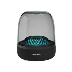 Speaker Bluetooth Harman Kardon AURA STUDIO 4, speaker Desktop 360 derajat, suara surround, subwoofer tenggelam