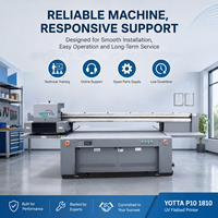 Imprimante à plat UV multifonctionnelle Yotta New Automatic 1.8MX1M 1800x1000mm Ricoh Gen5/Gen6 pour l'impression sur PVC et cartes