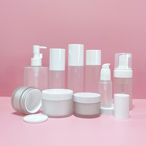 Cosmetic Dispenser Clear Lotion <b>Pump</b> <b>Bottle</b> 50ml 100ml 150ml Plastic Pet Shampoo <b>Pump</b> Lotion <b>Bottle</b> and Jar - Product Image 1