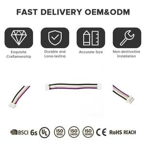 Aangepaste 1.0Mm-2.54Mm Pitch Kabel 2/3/4/5/6 Pin Connector Nylon Vrouwelijke Plug Jst Sh Zh Xh Voor Elektrische Draad Bedrading Harnas - Product Image 4