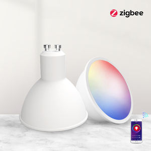 मल्टी बेस स्मार्ट बल्ब e12 e14 e27 e27 <span class=keywords><strong>gu10</strong></span> मैटर जिग्बी वाई-फाई ऐप वॉयस कंट्रोल डिम्बल रंग बदलने वाले एलईडी लैंप - Product Image 3