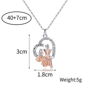 Collana per Mamma da Parte delle Figlie, 'Sempre Mia Madre, Amica per Sempre', Placcata in Argento, Gioiello Regalo per la Festa della Mamma - Product Image 5