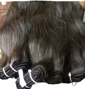 Extensiones de Cabello Liso Natural para Salón, Fibras Sintéticas Yaki Súper Largas, Cabello Liso para Tejer de Raíz a Punta - Product Image 2