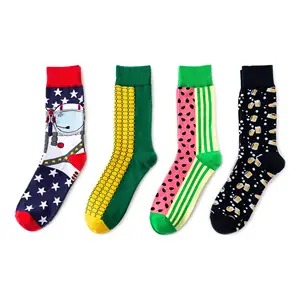 Herren niedrig geschnittene athletische Baumwolle Kissen Knöchelsocken mittlere Röhre Baumwolle Mode bunt paar lustige Socken