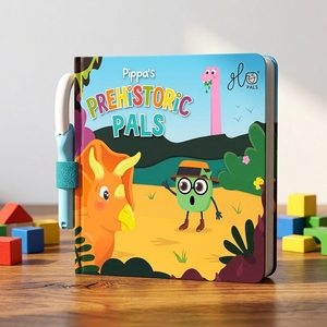 Libro Interattivo Luminoso Personalizzato OEM con Lente d'Ingrandimento Magica, Giocattolo Educativo per Bambini - Product Image 1