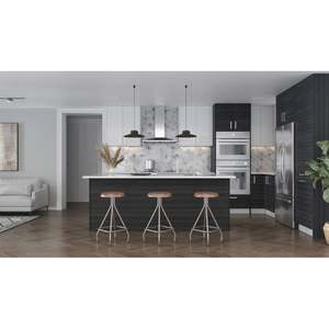 Gabinetes de Cocina Modernos de Madera Maciza con Acabado Lacado de Alta Calidad, Estilo Shaker, Ensamblaje Propio, Diseño Personalizado con Isla - Product Image 6