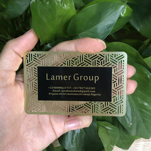 2026 Hot Design Custom 304 Stainless Steel Metal Business Cards with Gold-Plated Finish Laser Engraved Logo for Business <b>Gifts</b> - Product Image 6