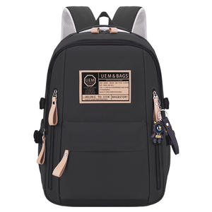 Mochila impermeable de moda para <span class=keywords><strong>ordenador</strong></span> portátil Oxford para estudiantes universitarios de secundaria, bolsa de <span class=keywords><strong>ordenador</strong></span> de viaje para hombre y mujer, cierre de cremallera - Product Image 1