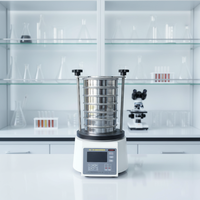 Machine de tamisage ultrasonique automatique RUNNEST Lab Centrifugeuse à moteur monocouche pour farine de blé, millet et sable 220V Garantie 1 an