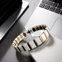Bijoux de conception minimaliste en gros S925 Bracelet de chaîne de tennis en argent Bracelet Viking pour hommes