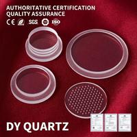 Placas de Vidrio de Cuarzo de Alta Calidad con Soporte OEM, Láminas de Vidrio de Cuarzo Redondas y Rectangulares, Ventanas Ópticas de Cuarzo, Discos de Vidrio