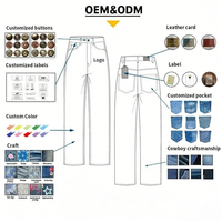 Jeans évasés tendance rétro bleu foncé non extensible pour hommes, pantalon en denim à jambe droite doublé en polaire