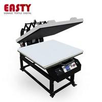 Presse à chaud automatique pneumatique grand format Easty Eruotec EHP-1010 40x48 pour la sublimation et le transfert thermique sur t-shirts