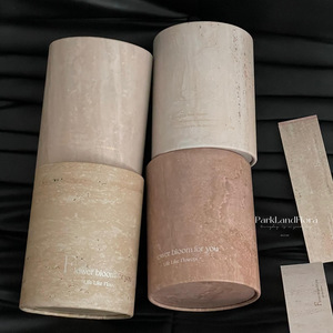 Scatola <span class=keywords><strong>per</strong></span> Bouquet di Fiori INS Wind Tunnel con Texture Effetto Pietra, Secchiello Grande, Confezione Floreale di Lusso, Piccola Scatola Regalo <span class=keywords><strong>per</strong></span> la Mamma - Product Image 2