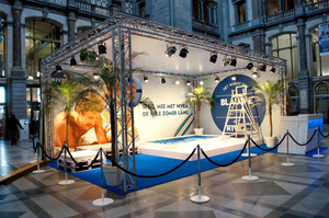 Stand de Exhibición Plegable de Aluminio, Sistema de Exhibición Modular, Fácil de Instalar, Ahorra Costos - Product Image 2