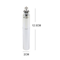 Nouveau style de luxe vide 7g blanc clair liquide eye-liner tube tubes de brillant à lèvres avec avec feutre pointe brosse douce appicatior
