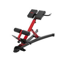 Banc d'hyperextension réglable 350 lbs, chaise romaine, équipement d'exercice multifonctionnel pour les fessiers, le bas du dos, les abdominaux, banc de fitness