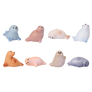Adornos de micropaisaje KI Huacui que simulan leones marinos, perros, gatos y otros animales pequeños, figuras de resina para coche, manualidades DIY, decoración. - Product Image 5