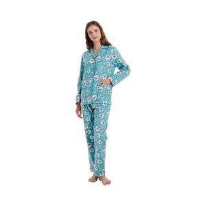Pigiama da Donna 2026 in Cotone 100% di Alta Qualità, Comodo e Confortevole, Set Pigiama con Bottoni - Product Image 4
