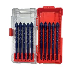 Brocas para azulejos de 3-12 mm con punta hexagonal cruzada, acero 40Cr, vástago SDS <span class=keywords><strong>Plus</strong></span>, estrías fresadas, mayor vida útil para perforación de vidrio, cerámica y hormigón - Product Image 2