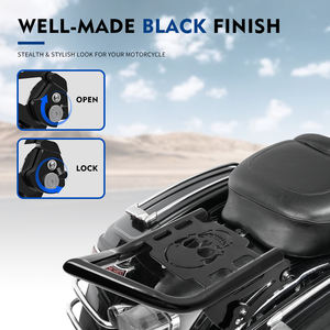 Vendita Diretta dalla Fabbrica - Borse da Viaggio Adatte per <span class=keywords><strong>Harley</strong></span> <span class=keywords><strong>Davidson</strong></span> 2009-2015, Borse da Viaggio Corte, Accessori per Supporto Posteriore Moto - Product Image 4