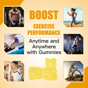 Gummies <span class=keywords><strong>à</strong></span> la Créatine Aromatisées <span class=keywords><strong>à</strong></span> l'Ananas, Gummies de Créatine Monohydrate, Compléments Musculaires pour Femmes et Hommes pour l'Exercice - Product Image 4