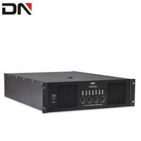 Amplifier daya 2200W 4 saluran, penguat daya audio profesional karaoke subwoofer kelas TD
