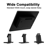 Système POS tout-en-un innovant sans ventilateur de 15,6 pouces, directement de l'usine, avec Windows 11, support VESA, corps entièrement en aluminium