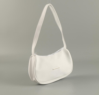 Trendy Chic Minimaliste Style Français Bandoulière Sac À Bandoulière Mince Portable Fermeture Éclair Sac À Main Polyvalent pour Dames